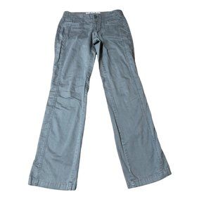 Old Navy Womens Size 0 Low Rise Pants Gray Straight Leg